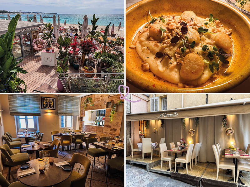 Entdecken Sie unsere Auswahl der besten Restaurants in Cannes!