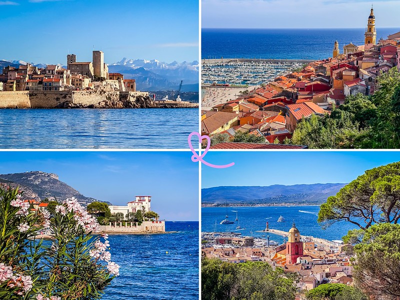 plus belles villes de la Cote d'Azur