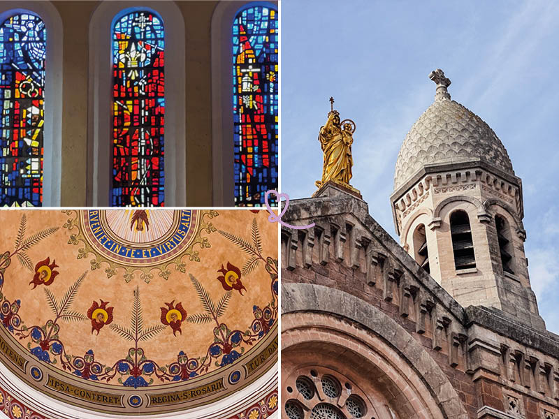 Besuchen Sie die Basilika Notre Dame de la victoire in Saint Raphaël im Departement Var.