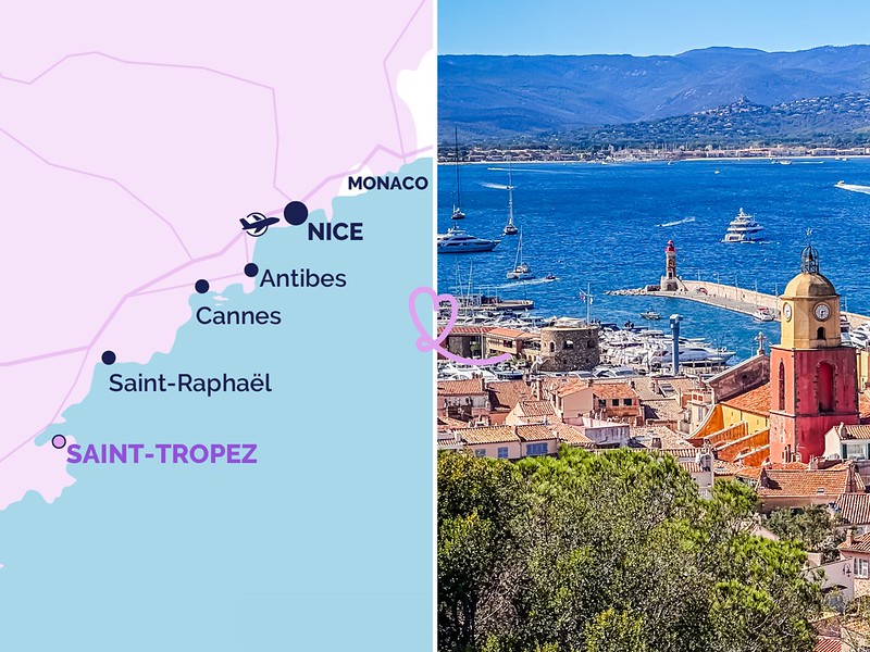 cómo llegar a Saint Tropez