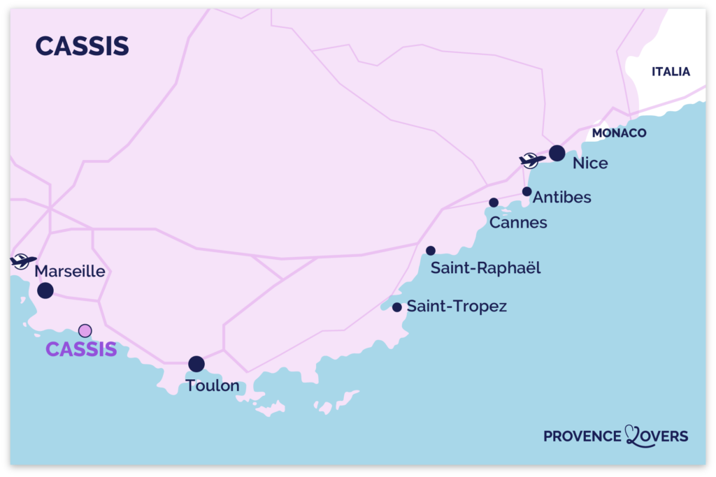 Cassis Cote Azur Map