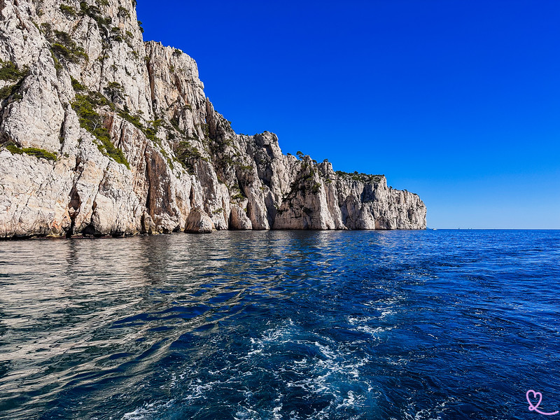 paseo en barco por las calanques de Cassis