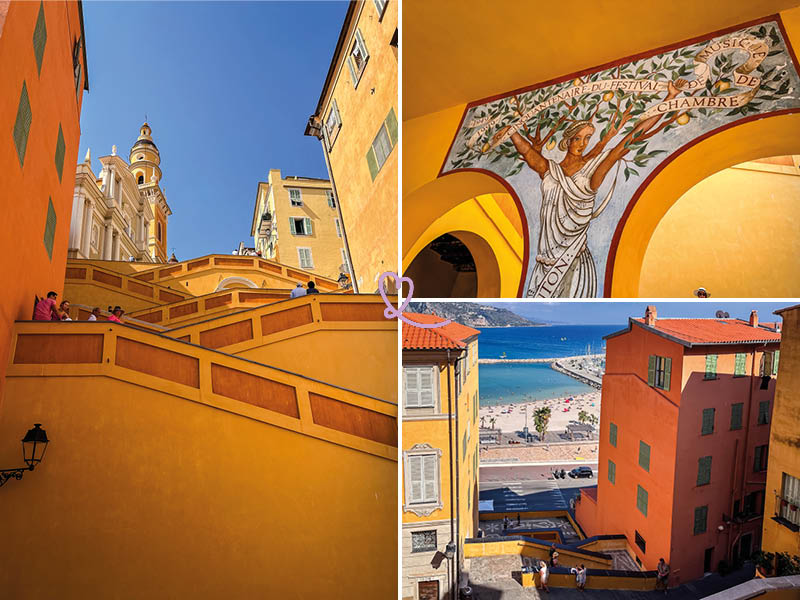 visit the Saint Michel ramps in Menton