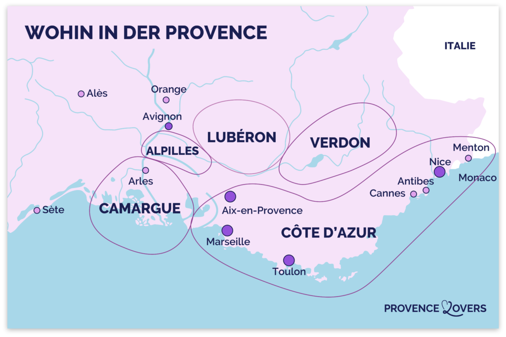 karte provence beste reiseziele