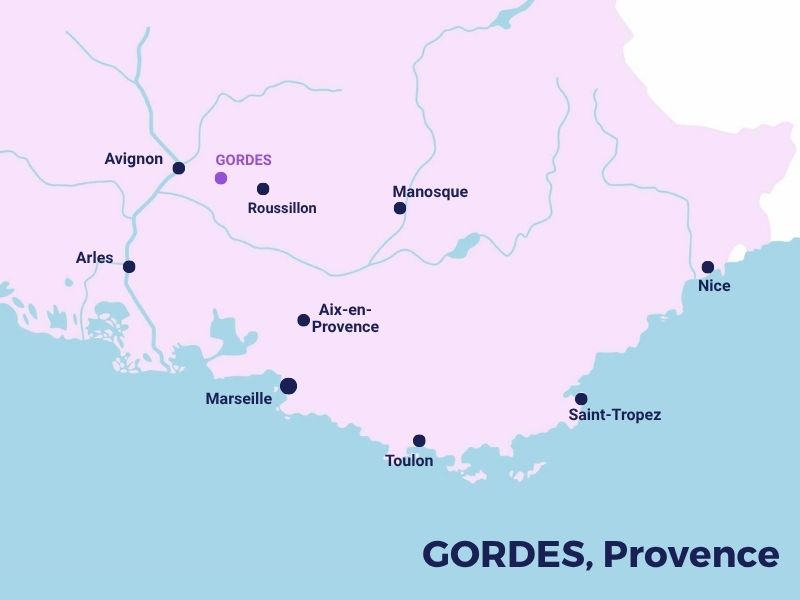 carte Gordes Provence
